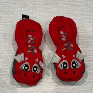 Kombi Imaginary Friends Red Dragon Kids Mittens